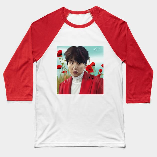 poppy & suga Baseball T-Shirt by chaksarang